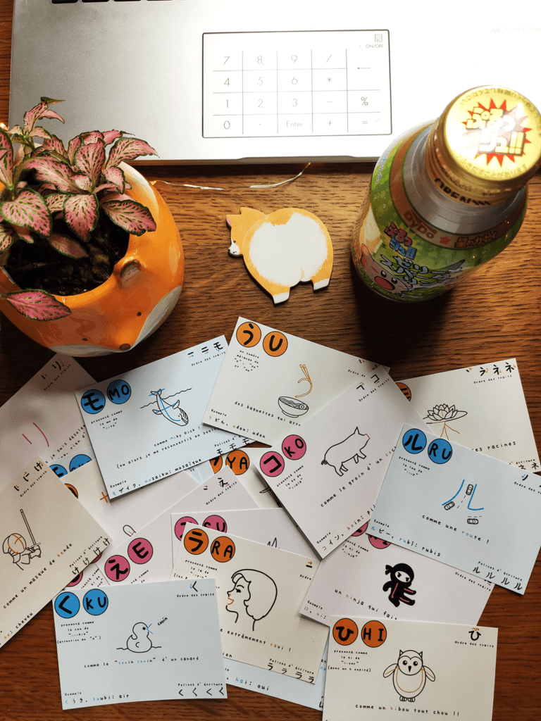 Cartes apprentissage Kana - Photo 1 - Issho Ni